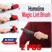 2PC Magic Lint Brush Clothes Dust Pet Hair Fluff Remover Fabric Cleaner TK