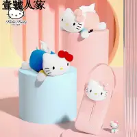 在飛比找Yahoo!奇摩拍賣優惠-Hello kitty 車用面紙盒 卡通 可愛 玩偶造型 扶