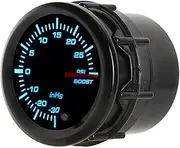 Turbo Boost Meter - 52mm Pressure Gauge,Turbo Boost/Vacuum Gauge Meter Kit,with 7 Color Settings for 12V Universal for Car Truck