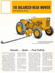 IH International Harvester 110 Mid Mount Balanced Head Sickle Mower Leaflet