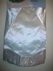 Jaclyn Smith Christmas Tree Skirt Winter night 48"