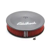 Edelbrock 1225, Kit Pro-Flow Air Cleaner Kit 14In X 3In Black Performance Parts