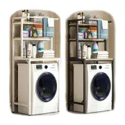 3-Tier Heavy Duty Metal Storage Rack Over Washing Machine Organizer