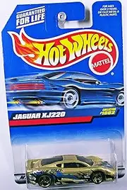 Mattel Hot Wheels 1999 1:64 Scale Gold Jaguar XJ220 Die Cast Car Collector 1082