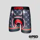 【PSD Underwear】WARFACE- 平口四角褲 (五吋)-時尚徽章-黑色