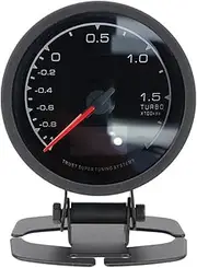 BGBLKLGPPN Universal Auto Turbo Boost Tachometer Gauge Meter 12V 7 Color LCD Digital Voltage Display Racing Gauge Car Accessories Boost Gauge