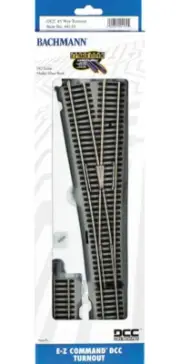 Bachmann E-Z Command ~ DCC #5 Wye Turnout Switch Track ~ HO Scale ~ 44134