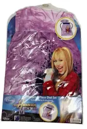 Hannah Montana Merch Tween's Chef Set Apron Miley Cyrus Butterfly Disney NEW