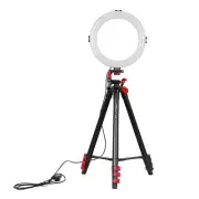 8" LED Ring Light Fill Light + Tripod Stand Kit for DSLR Camera Photography