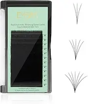 EMEDA Self Blooming Lash Extensions 0.05mm D Curl 8-15mm Mixed Tray Fast Auto Self Fanning Flowering Easy Volume Fan Lashes 2D~10D Easy Volume Lash Extensions (0.05 D 8-15 Mix Length)