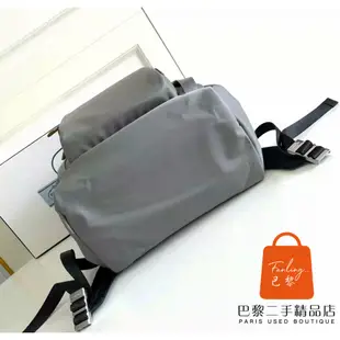 二手 99新 PRADA 普拉達 Re-Nylon 再生尼龍皮革 新款背包 雙肩包 後背包 書包 2VZ135