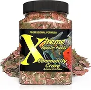 Community Crave Spirulina/Krill Flakes Fish Food 98 Grams (3.5oz) - Tropical Fish Flakes