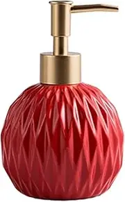 Countertop Soap Dispensers Ceramic Soap Dispenser 380ml Hand Soap Dispenser for Bathroom Countertop Hand Dish Kitchen Bathroom Soap Holder Liquid Hand soap Dispenser