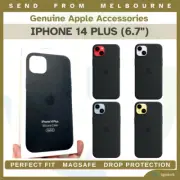 NEW Genuine Apple iPhone 14 Plus Silicone Case with MagSafe Midnight Black Cover