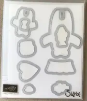 Sizzix Stampin up Big Shot Bear Hugs Framelits 140275 9 Pieces