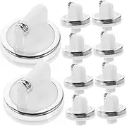 OKUMEYR 10Pcs Dial Knob Replacement for Water Control Durable Rotary Knobs for and Water Temperature Fit for Stovetop and Cooktop Use