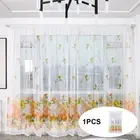 1PC Trees Sheer Window Curtain Tulle Home Window Voile Drape Valance Fabric cr