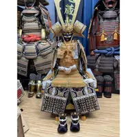 在飛比找蝦皮購物優惠-日本武士 鎧甲 擺設 豐泉作 菊系金小札大鎧 甲冑 盔甲 鎧