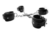 Strict Hog-Tie Restraint System Hogtie Bondage Wrist Ankle Cuffs Adult Handcuffs