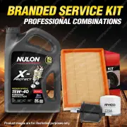 Oil Air Fuel Filter + 5L PRO15W40 Engine Oil for Hyundai Accent LC 4cyl 1.5L