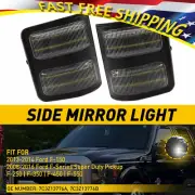 Clear LED Side Marker Mirror Lights Signal For Ford F250 F450 F350 F550 White (for: Ford)