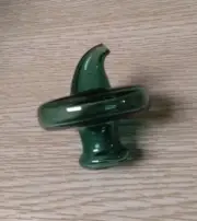 Clear Lake Green Elf Hat Glass Replacement Top Cap Accessory
