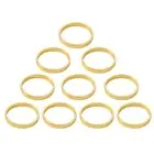 Gold Napkin Rings Delicate Napkin Holders Accessory for Table Decorations