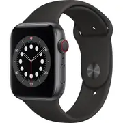 Apple Watch Series 6 44mm Space Grey Aluminium Case GPS + Cellular [~Renewed]