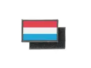 Flag patch printed badge country luxembourg