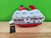 Virgin Voyages Cruise Ship Plush Stuffed Toy Ship Boat Souvenir Plush New NWT