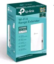 TP-LINK RE700X AX3000 WiFi 6 Range Extender, Dual Band, EasyMesh
