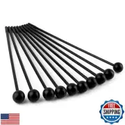 Azure Zone, 10 Pack Solid Plastic Bell Mallets Percussion Sticks Hammer Drum