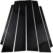 LUMIXE Glossy Black Car Window Door Pillar Posts Stickers Covers Trim Decal, for Nissan, Altima 2008 2009 2010 2011 2012 Auto Window Pillar Molding