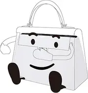 [DGAZ] Silk Purse Slik Pliiow For Hermes Kelly Doll bag，Silky Smooth Bag Shaper(Kelly Doll,White)