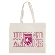 2025 State of Origin QLD Queensland Maroons Canvas Tote Shopping Bag