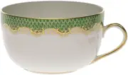 Herend China Fish Scale Jade Canton Tea Cup