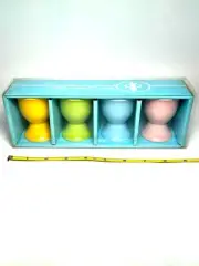 New BIA Cordon Bleu Porcelain Pastel Colored Egg Cups (Set of 4)
