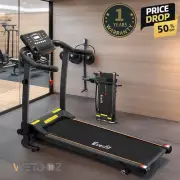 Foldable Treadmill 1hp Electric Walking Running Pad Exercise Machine Gym Fitness