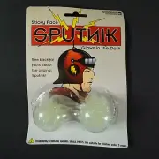 Vintage 1995 Sticky Face Sputnik Glow in Dark Ball Toys