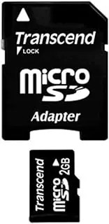 Transcend 2 GB microSD Flash Memory Card TS2GUSD