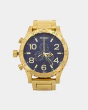 [NIXON] Nixon 51-30 Chrono Gold/blue Sunray - Size ONE ONE Gold/BlueSunray