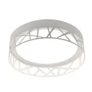 AFX BOF121400L30D2 Boon 12"W LED Flush Mount Drum Ceiling Fixture - White