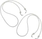 [Healvian] 2Pcs Imitation Pearl Chain for Glasses Fashionable Hanging Ornament Rope Belt for Sunglasses Delicate Workmanship Prevents Loss and Damage for Daily Use