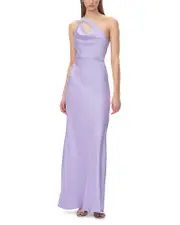 Herve Leger Vivian Satin Gown
