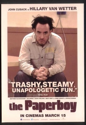 Modern FILM POSTER Postcard/Flyer: THE PAPERBOY (John Cusack). Free UK p&p
