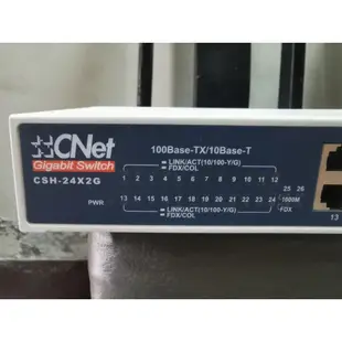 24-Port 10/100Mbps Switch 24端口 24埠 集線器 hub 交換器 網路