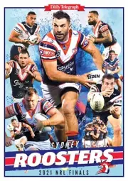 SYDNEY ROOSTERS TEAM POSTER,NRL RUGBY,STORM, DOGS EELS RABBITOHS PANTHERS 2