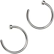 BESTYASH Nose Piercing Nose Studs Nose Ring Nose Hoop Silver