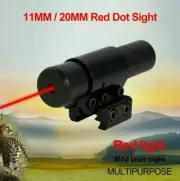Rifle Gun Scope Mini Red Dot Laser Sight With 11/20mm Picatinny Rail Mount