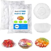 200 Pack Fresh Keeping Bags Disposable Elasic Shrinkable Food Storage Covers